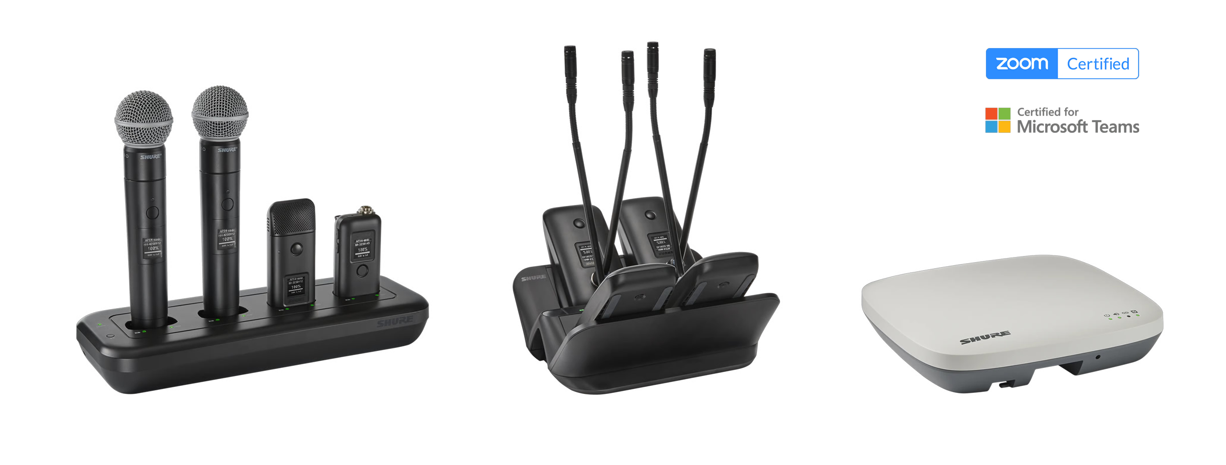 SHURE Microflex Wireless neXt 4 & neXt 8