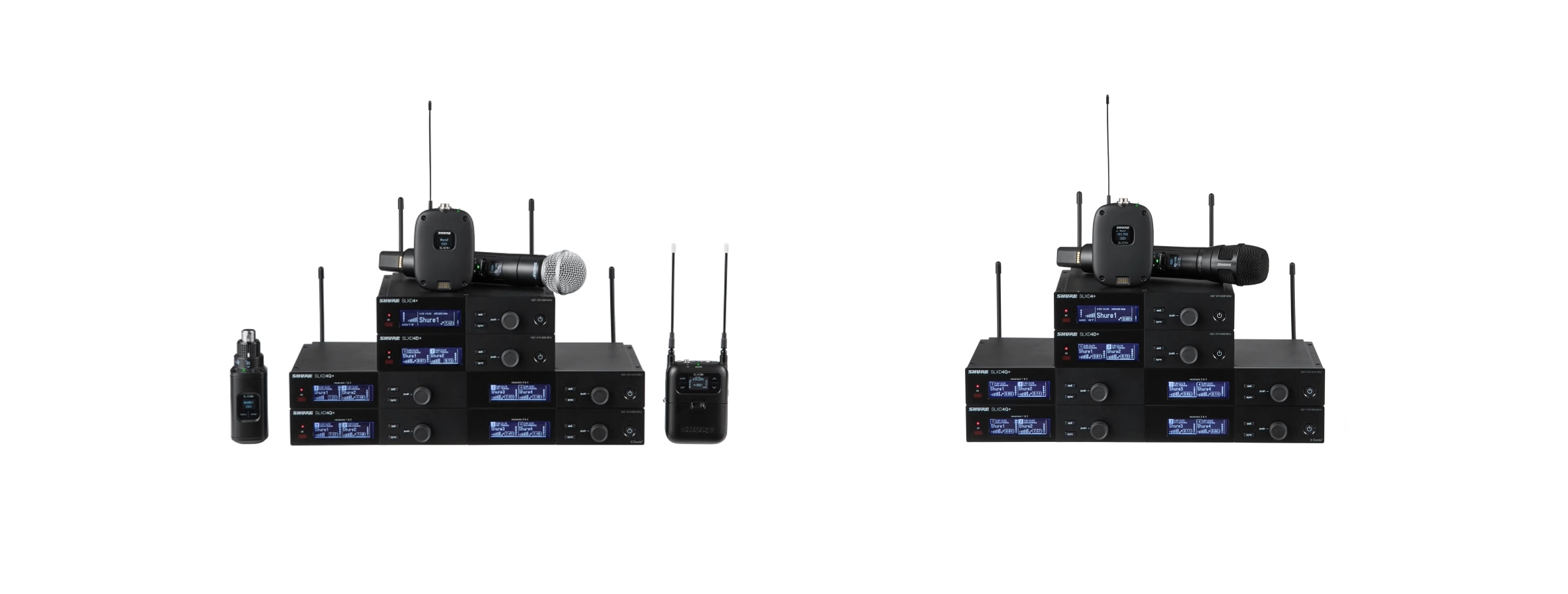 SHURE SLX-D+ ワイヤレスマイクロホンシステム