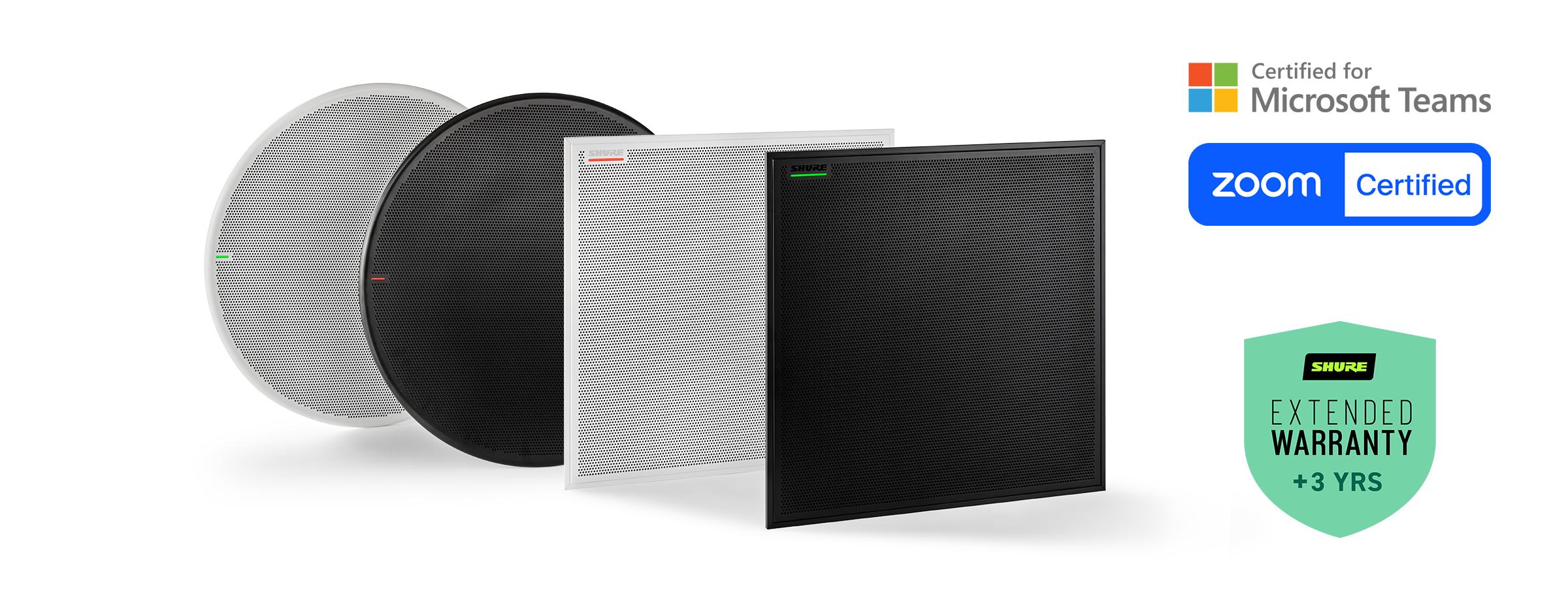 SHURE シーリングアレイマイクロホン Microflex® Advance™ MXA925