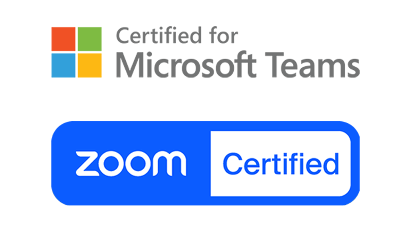 Microsoft Teams Rooms / Zoom Rooms認定取得